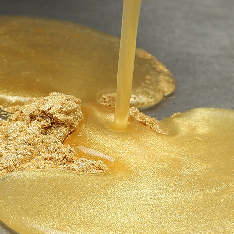 ARGAN OIL GOLD SHIMMER · argan olie med guldstøv 100ml.