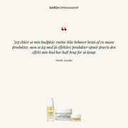 Kundecitat fra Heidi om ESSENTIAL FACE – SARDKOPENHAGEN
