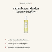 Sådan bruger du THE CELLULITE OIL – 3 trin – SARDKOPENHAGEN
