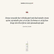 Kundecitat fra Caroline om THE CLEANSING OIL – SARDKOPENHAGEN
