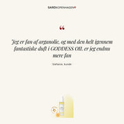 Kundecitat fra Stefanie om THE GODDESS OIL – SARDKOPENHAGEN