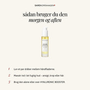 Sådan bruger du THE PURE ARGAN OIL – 3 trin – SARDKOPENHAGEN