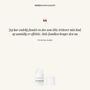 Kundecitat fra Christina om THE PUREST DEO CREME DEO ROLL-ON – SARDKOPENHAGEN